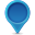 blue pin